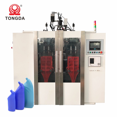 2 Cavity Milk Bottle Blow Molding Machine 2L High Speed 44 KN